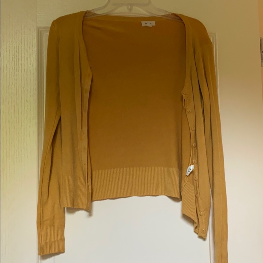 Yellow Cardigan